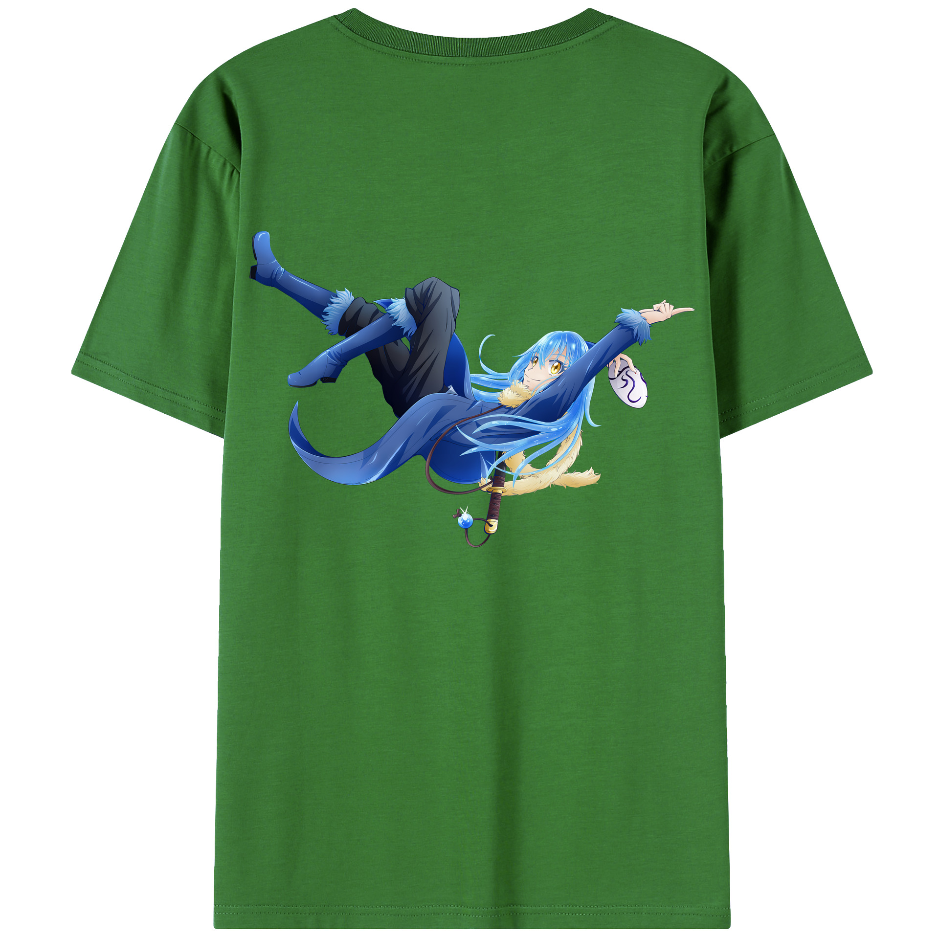 （画像用） 転スラ Regarding Reincarnated to Slime レディース半袖Tシャツ(バックプリント)